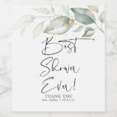 グリーンリーブライダルシャワーホステスサンキューギフト ワインラベル (シングルラベル)