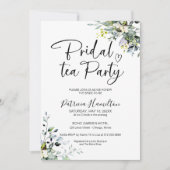グリーンリーブライダルティーパーティの招待状 招待状 (正面)
