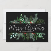 グリーンリーブラッククリスマス シーズンカード (正面)