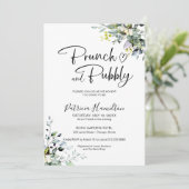 グリーンリーブランチとバブリーブライダルシャワー 招待状 (スタンド正面)