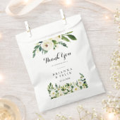 グリーンリーホワイト秋フローラサンキュー結婚ズ フェイバーバッグ (クリップ留めされた状態)