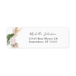 グリーンリーボホトロピカルフローラ2差出人住所 ラベル