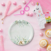 グリーンリーボーイベビーシャワー紙プレート ペーパープレート (パーティー)