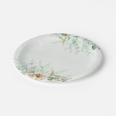 グリーンリーボーイベビーシャワー紙プレート ペーパープレート (アングル)