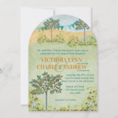 グリーンリーメドウバンティング結婚式招待状 招待状 (正面)