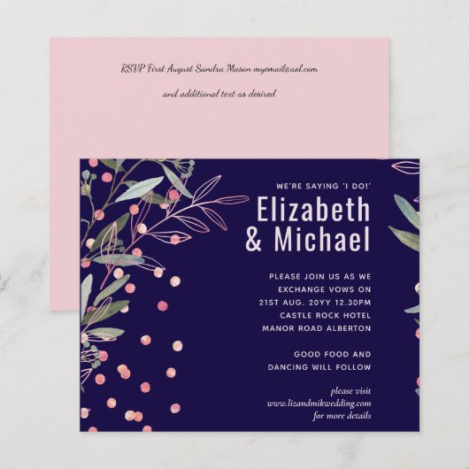 グリーンリーモダンピ結婚ンク (正面/裏面)