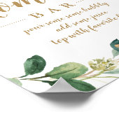 グリーンリーモモモザバーサイン ポスター (角)