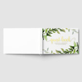 グリーンリーユーカリブライダルシャワー ゲストブック (全面)