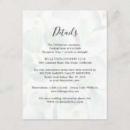 グリーンリーユーカリプトゥスゲスト情報詳細 エンクロージャーカード