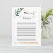 グリーンリーユーカリプトゥスフエムアイブライダルシャワーゲーム (スタンド正面)