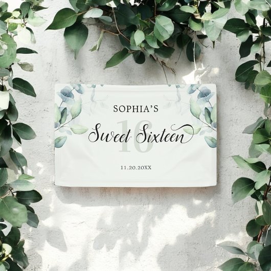 グリーンリーユーカリ素朴スイーツ16 横断幕