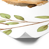 グリーンリーラビットウッドランドアニマルズ子供部屋 ポスター (角)