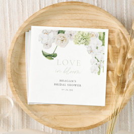 グリーンリーラブイン開花ブライダルシャワー スタンダードカクテルナプキン