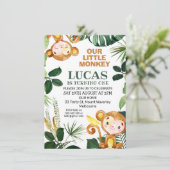 グリーンリーリトルモンキーボーイズ誕生日 招待状 (スタンド正面)