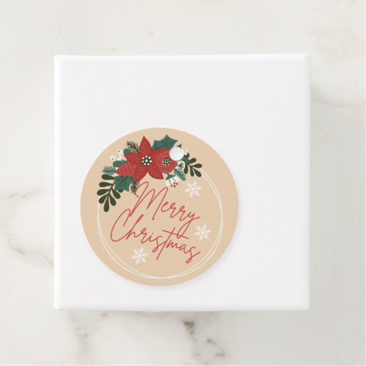 グリーンリーリースクリスマスホリデー フェイバータグ (インサイチュ)