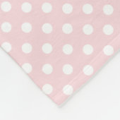 グリーンリーリースピンクエレファントガパーソナライズされたール フリースブランケット (角)