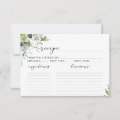 グリーンリーレシピカード (正面)