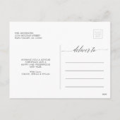 グリーンリーレッドベリーホリデーフォトポストカード シーズンポストカード (裏面)