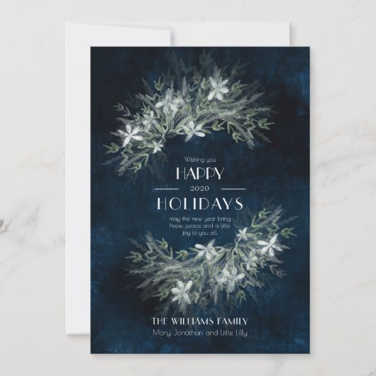 グリーンリーヴィンテージブーケ結婚ズスイート招待状 招待状 (正面)