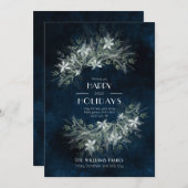 グリーンリーヴィンテージブーケ結婚ズスイート招待状 招待状 (正面/裏面)