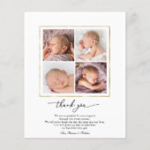 グリーンリー予算誕生のお知らせサンキューカード (裏面)