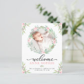 グリーンリー予算誕生のお知らせサンキューカード (スタンド正面)