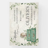 グリーンリー冒険が卒業を迎える 横断幕 (縦)