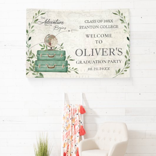 グリーンリー冒険が卒業を迎える 横断幕 (インサイチュ)