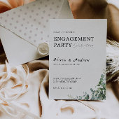 グリーンリー婚約パーティ結婚式招待状 招待状