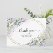 グリーンリー幾何ブライダルシャワーありがとう (スタンド正面)