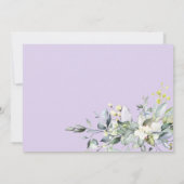 グリーンリー幾何ブライダルシャワーありがとう (裏面)