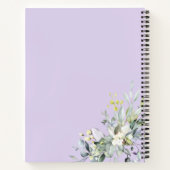 グリーンリー幾何学ブライダルシャワーレシピ本 ノートブック (裏面)