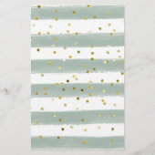 グリーンリー幾何学的ベビーイン開花Mommy or Addy (裏面)