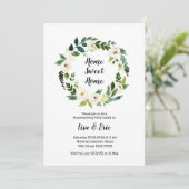 グリーンリー引っ越し祝いパーティーパーティー招待状 招待状 (スタンド正面)