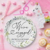 グリーンリー我々は婚約した婚約パーティ ペーパープレート (パーティー)