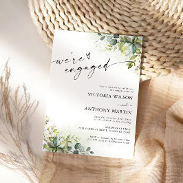 グリーンリー我々は婚約した招待状 招待状