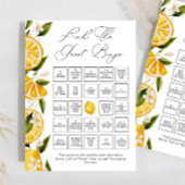 グリーンリー柑橘類がゲストビンゴゲームを見つける