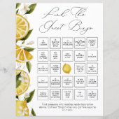 グリーンリー柑橘類がゲストビンゴゲームを見つける (正面)