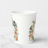 グリーンリー森林動物ハッピーバースデー 紙コップ (左)