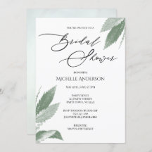 グリーンリー植物学葉ブライダルシャワー