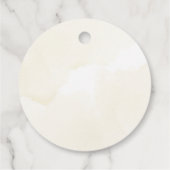 グリーンリー熊男女兼用黄色ベビーシャワーFa フェイバータグ (裏面)