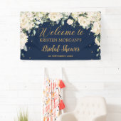 グリーンリー白フローラアジサイブライダルシャワー 横断幕 (インサイチュ)