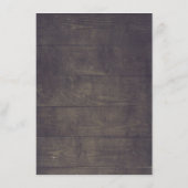 グリーンリー素朴カントリーウェディング情報ゲスト エンクロージャーカード (裏面)