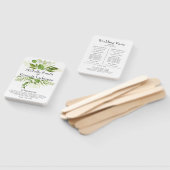 グリーンリー素朴タエレガントシンプル結婚式 プログラム ハンドファン (組立なし)