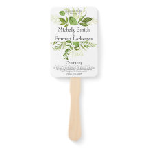 グリーンリー素朴タエレガントシンプル結婚式 プログラム