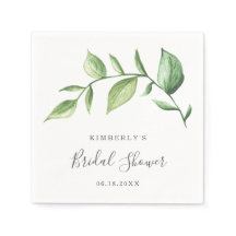 グリーンリー素朴ボエレガントタニカルブライダルシャワー