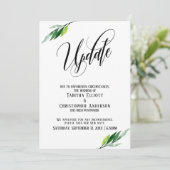 グリーンリー結婚が延期した「アップデート」発表 招待状 (スタンド正面)