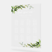 グリーンリー結婚のシーティングプラン12 アクリルサイン (傾斜)