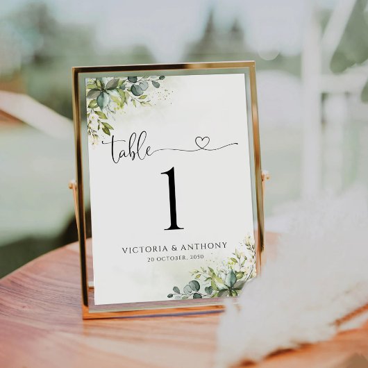 グリーンリー結婚のテーブル番号 テーブルナンバー