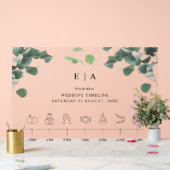 グリーンリー結婚アクリルのサイン結婚のタイムライン アクリルサイン (ウェディング)